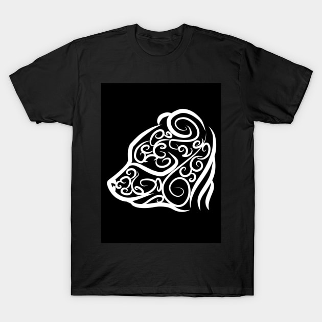 Bear Tattoo T-Shirt by Genefbee